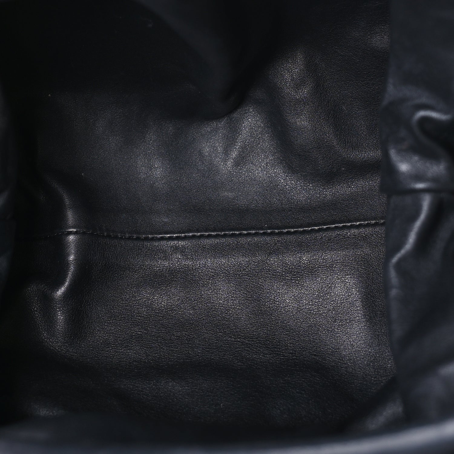 Bottega Veneta Smooth Butter Calf Teen Pouch Black 5 of 6