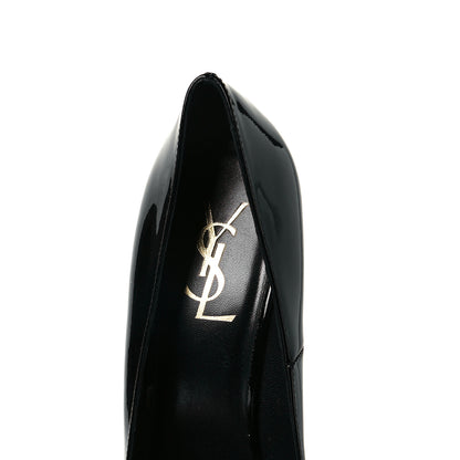 Saint Laurent Patent Tribtoo 105 Platform Pumps 39 Black 4 of 9