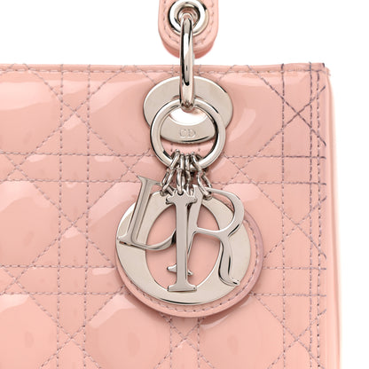Christian Dior Patent Cannage Medium Lady Dior Rose Clair 7 of 11