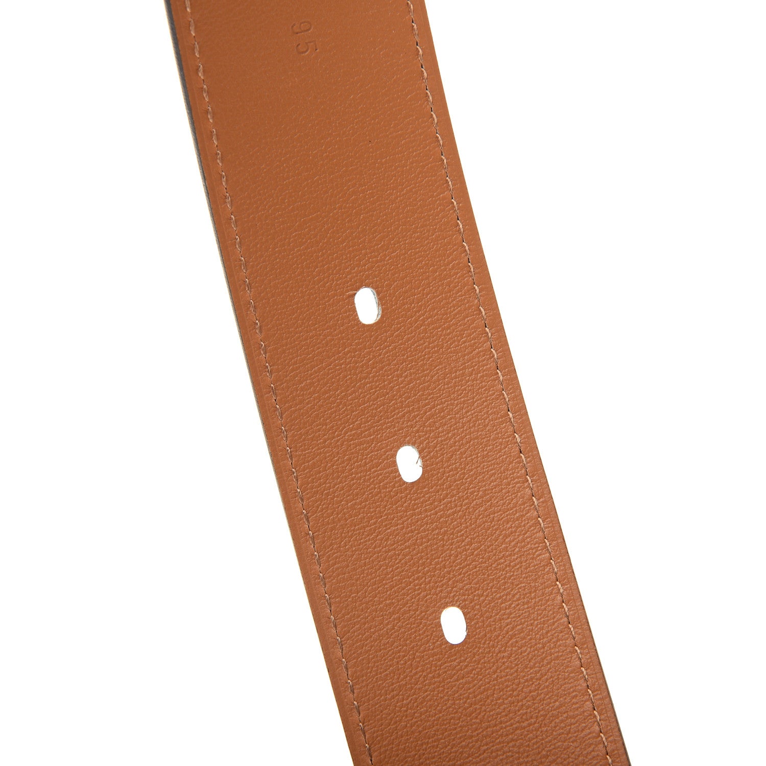 Hermes Sombrero 40mm Partner Belt 95 Black Rouge H 5 of 5