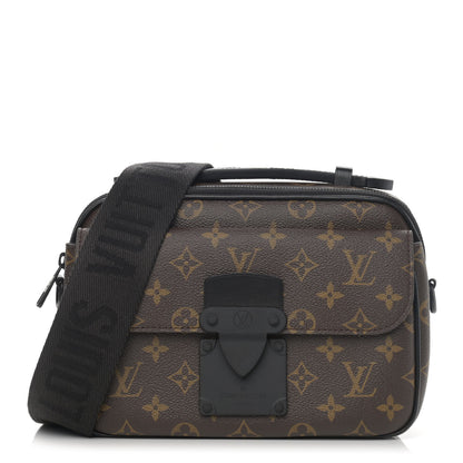 Louis Vuitton Monogram Macassar S Lock Messenger 1 of 9