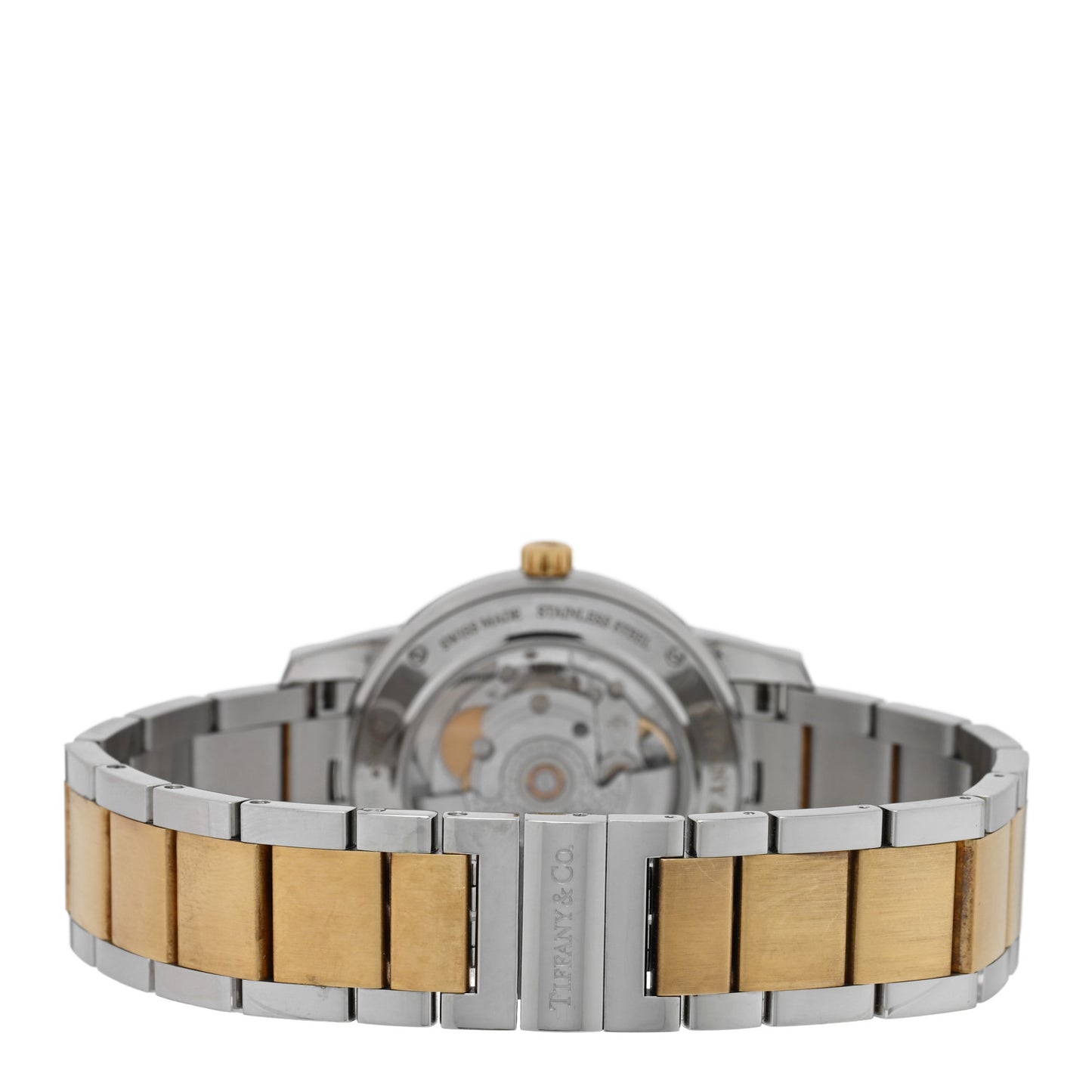 Stainless Steel 18K Yellow Gold 37mm Atlas 3-Hand Automatic Watch