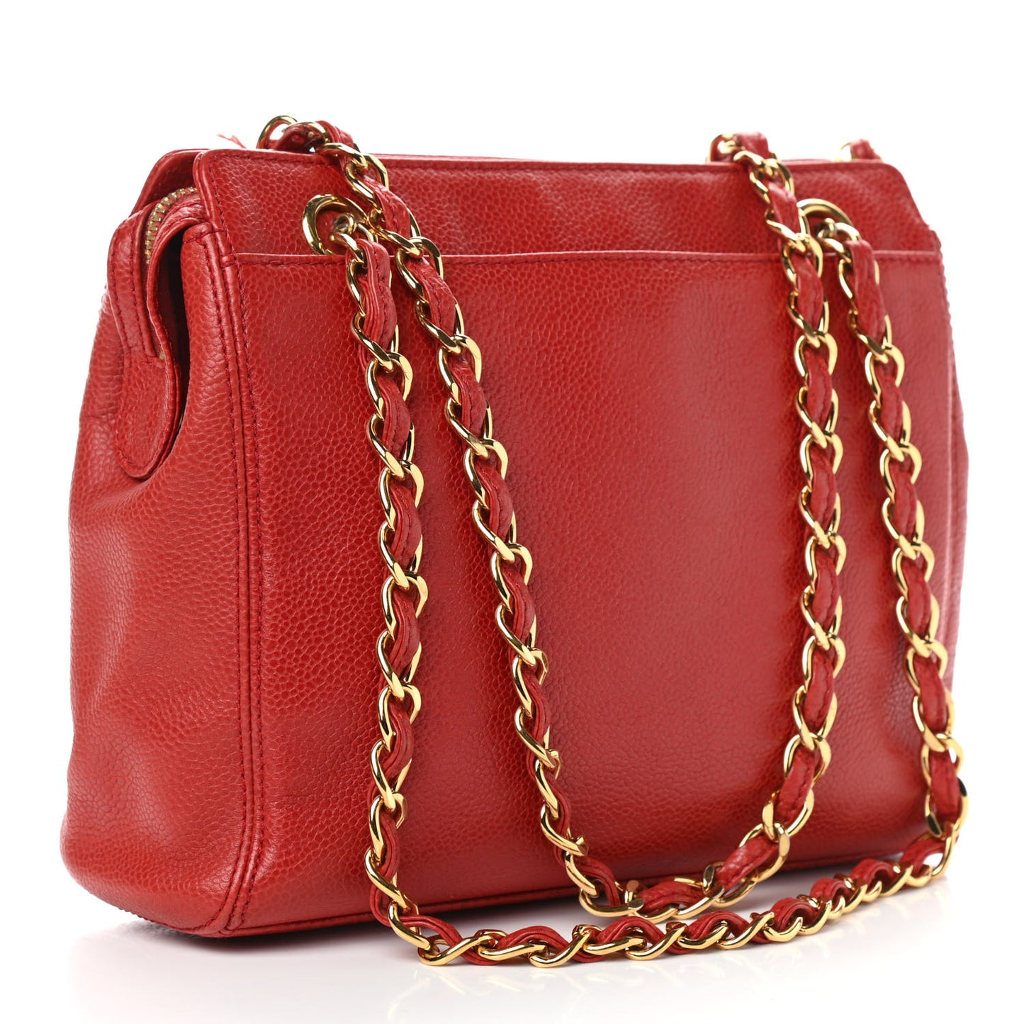 Caviar Shopper Tote Red