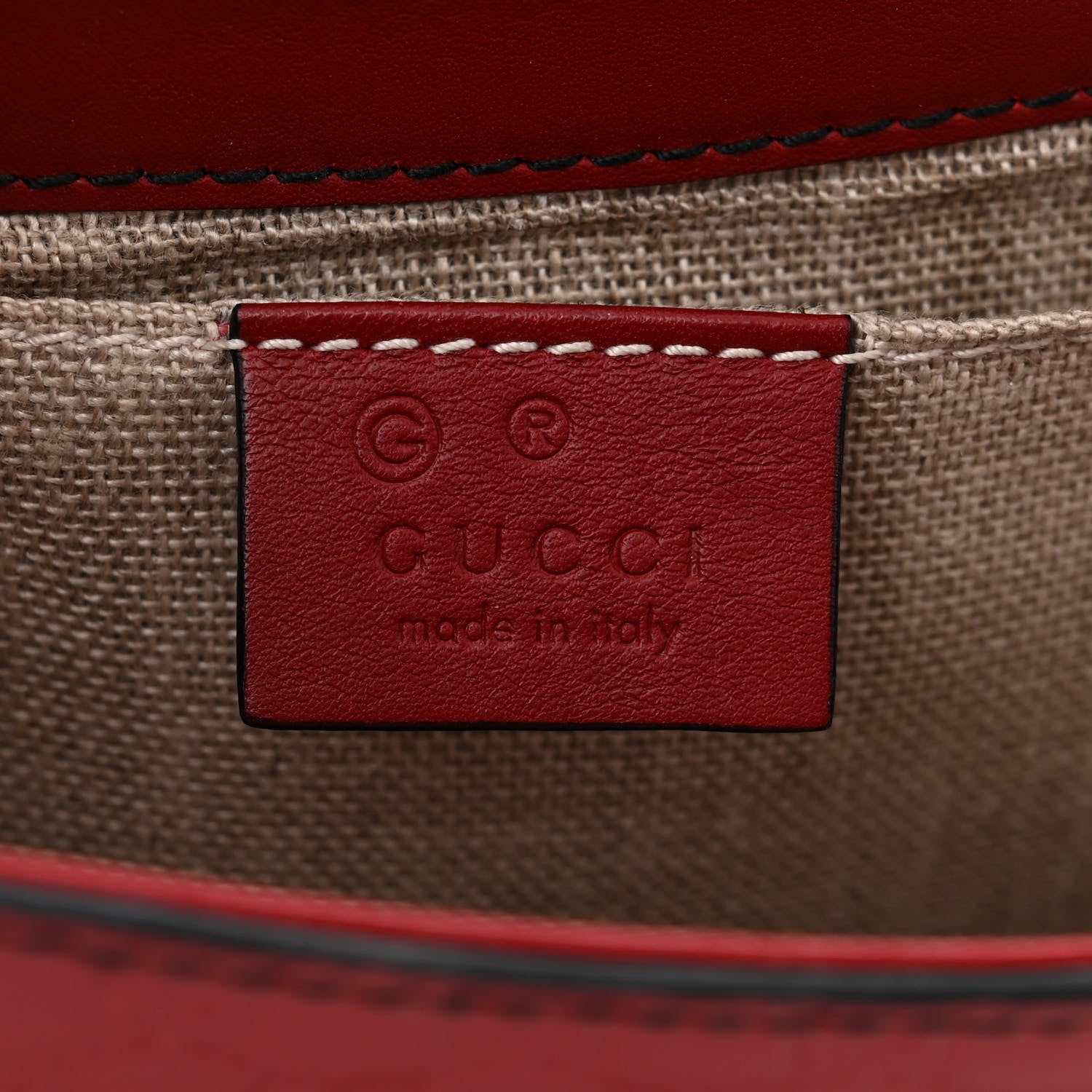 Gucci Microguccissima Medium Emily Chain Shoulder Bag Red 6 of 12