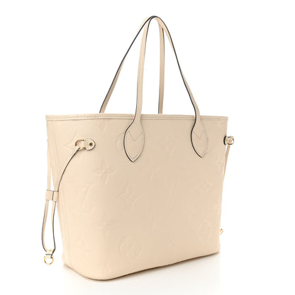 Louis Vuitton Empreinte Monogram Giant Neverfull MM Cream 4 of 10
