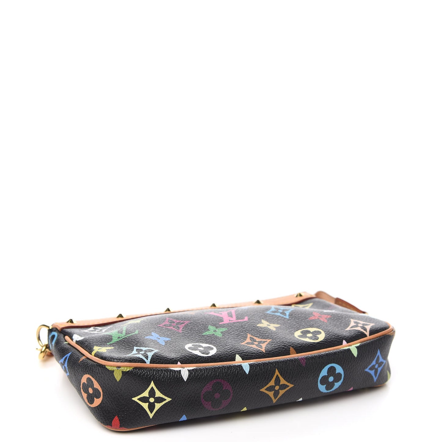 Monogram Multicolor Pochette Accessories Black