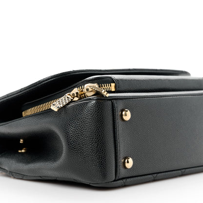 Chanel Caviar Quilted Medium Business Affinity Flap Black 10 of 11