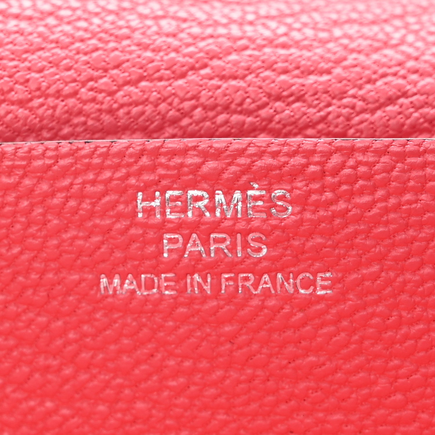 Hermes Chevre Mysore Bearn Gusset Wallet Rose Lipstick 6 of 12