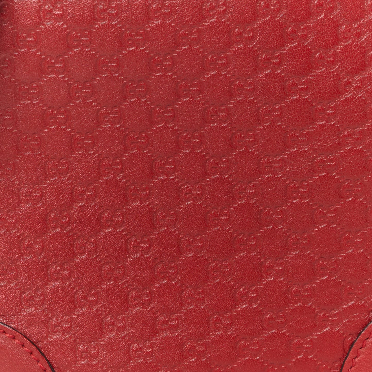 Microguccissima Mini Bree Messenger Bag Red