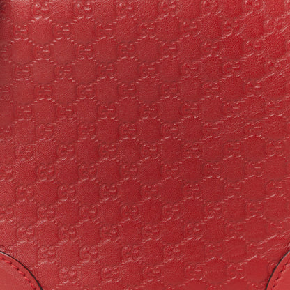 Gucci Microguccissima Mini Bree Messenger Bag Red 9 of 12