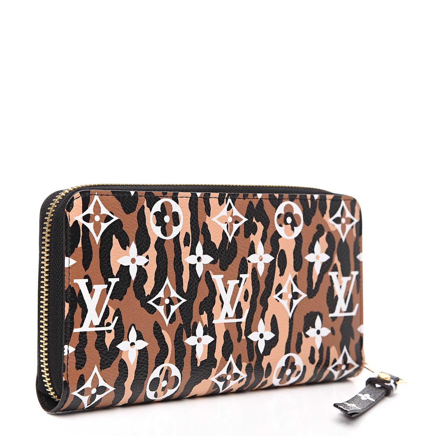 Monogram Giant Jungle Zippy Wallet Black