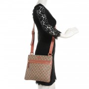 Gucci GG Supreme Stars Small Flat Messenger Bag Pink 2 of 14