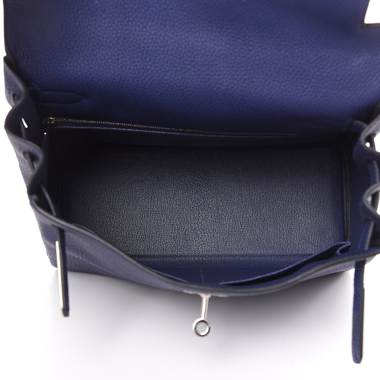 Hermes Togo Kelly Retourne 28 Bleu Encre 8 of 34