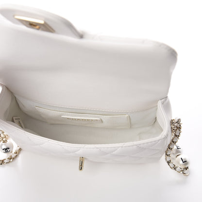 Chanel Lambskin Quilted Small My Precious Flap White 4 of 8