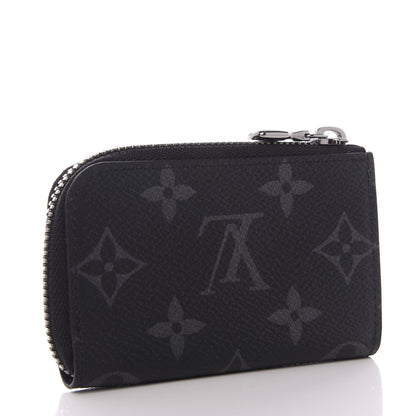 Louis Vuitton Monogram Eclipse Coin Purse 2 of 7
