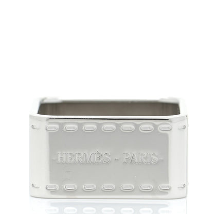 Hermes Palladium Bolduc Scarf Ring 6 of 10