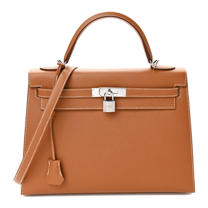 Hermes Epsom Kelly Sellier 32 Gold 1 of 9