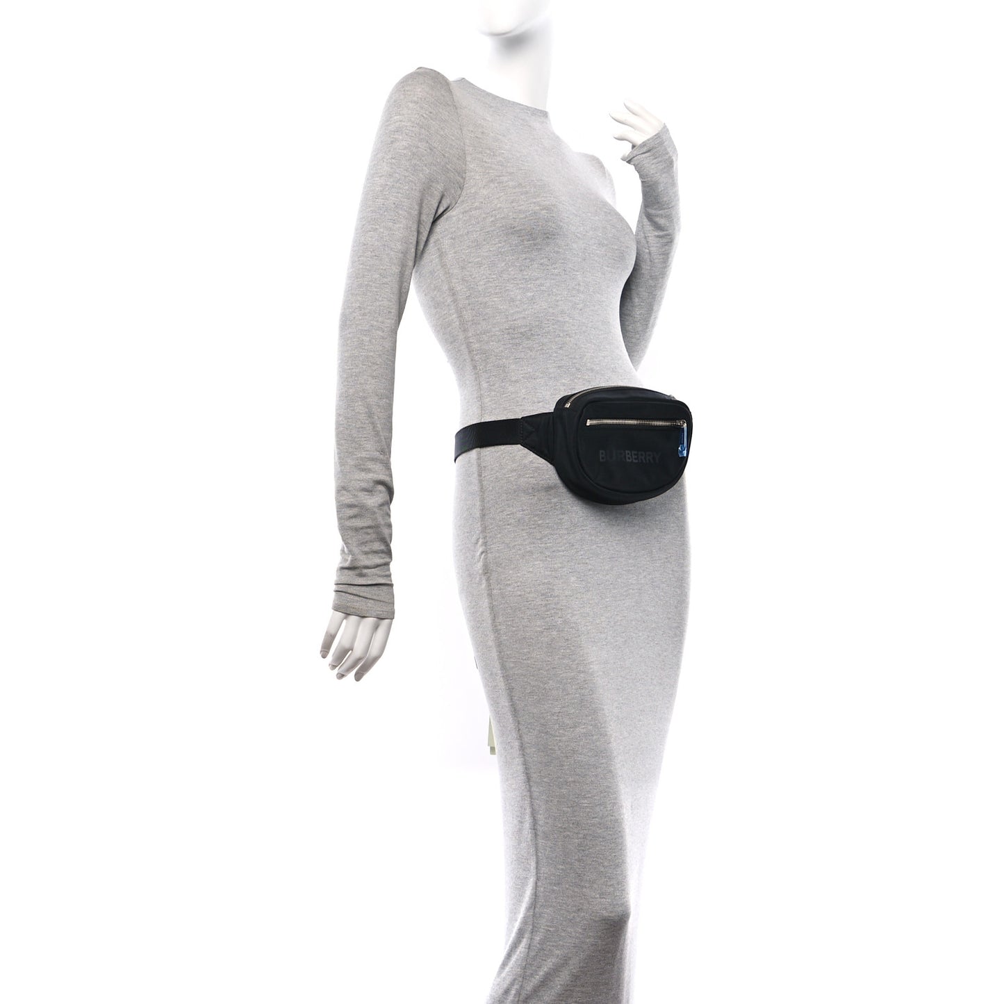 Econyl Logo Print Small Cannon Bum Bag Black