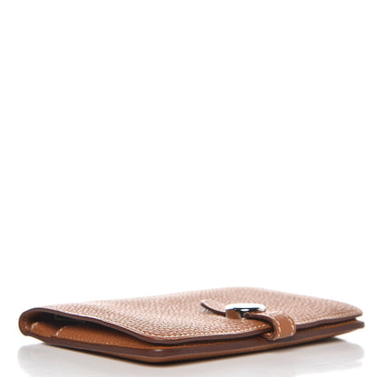 Hermes Togo Dogon Compact Wallet Gold 4 of 9