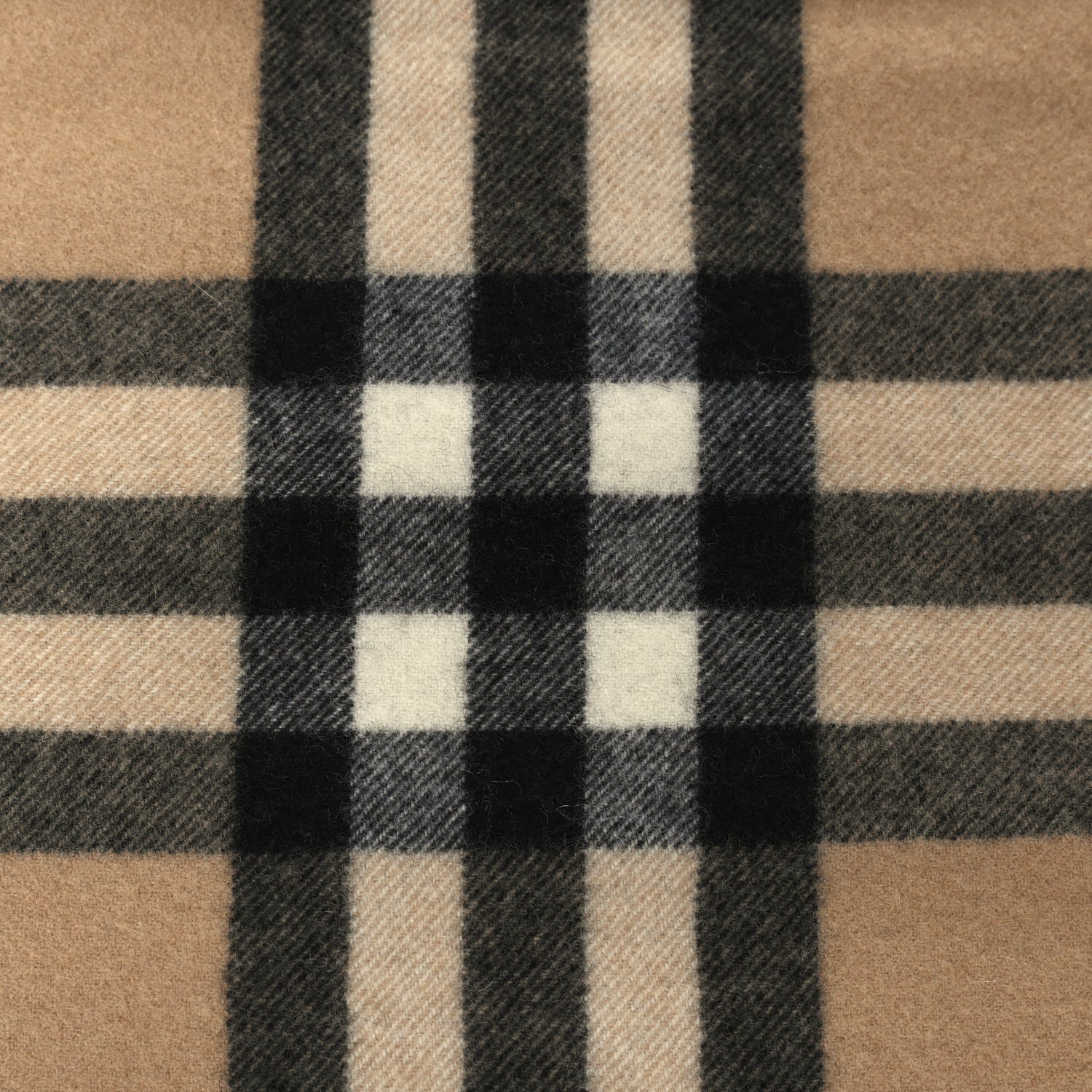Burberry Wide Check Cashmere Scarf 3 of 4