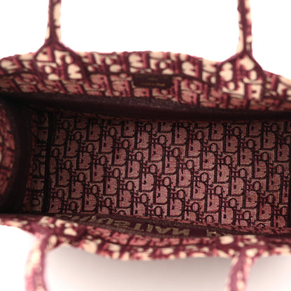 Christian Dior Oblique Medium Book Tote Burgundy Multicolor 5 of 11