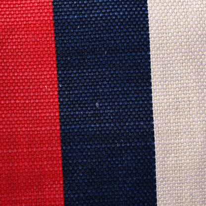 Gucci Canvas Logo Sylvie Stripe Drawstring Backpack Red 11 of 11