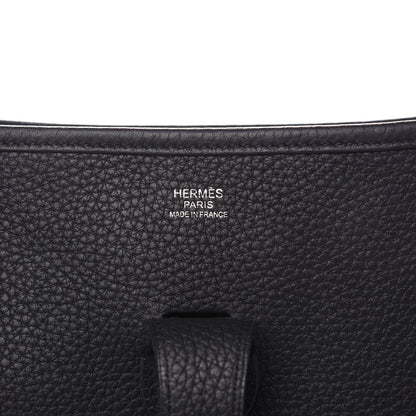 Hermes Taurillon Clemence Evelyne III GM Black 6 of 13