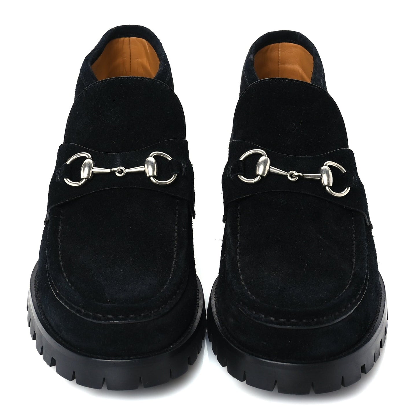 Suede Mens Horsebit Ankle Boots 8  Black