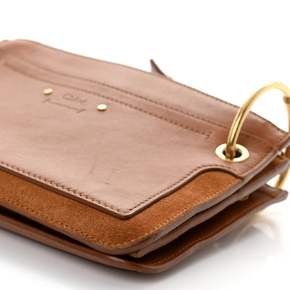 Chloe Calfskin Suede Mini Roy Bag Caramel 12 of 13