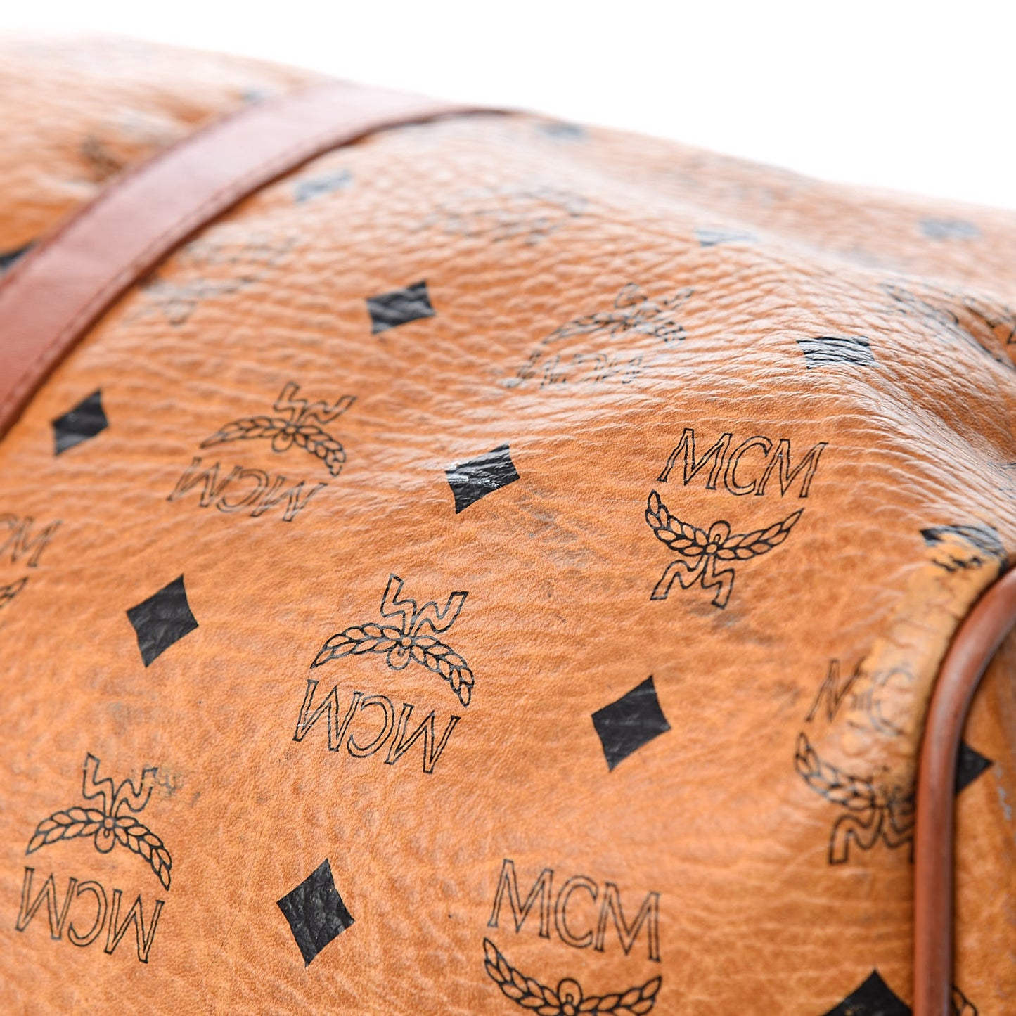 Visetos Boston Weekender Bag Cognac