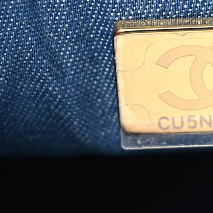 Chanel Denim Quilted Mini Pearl Crush Flap Blue 7 of 11