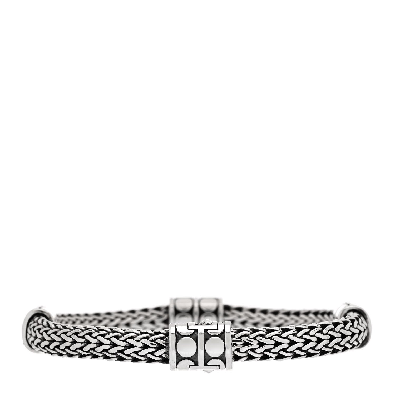 John Hardy Sterling Silver 6mm Four Station Classic Chain Dot Bracelet 2 of 3