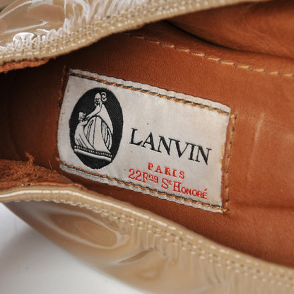 Lanvin Patent Ballet Flats 41 Nude 8 of 9