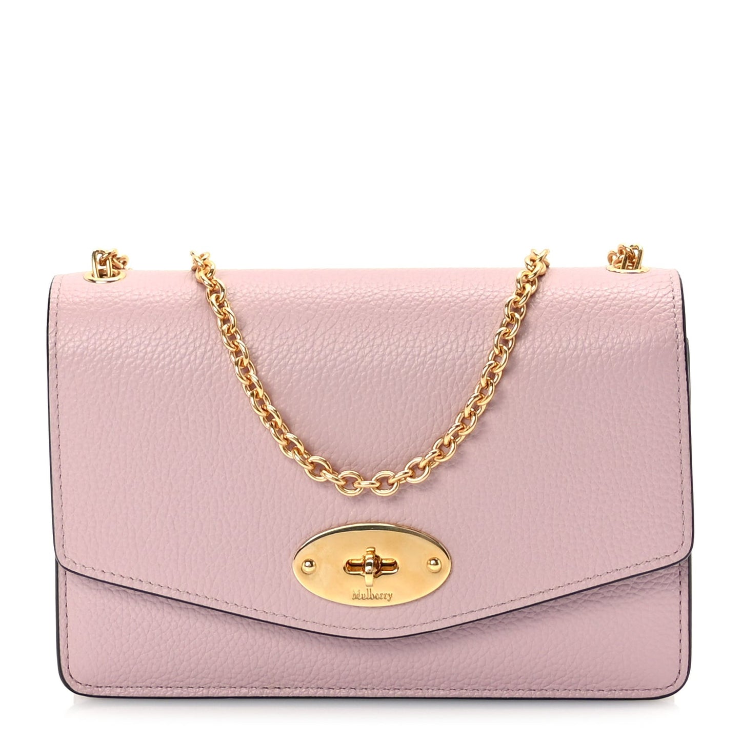 Natural Grain Calfskin Small Darley Satchel  Blossom