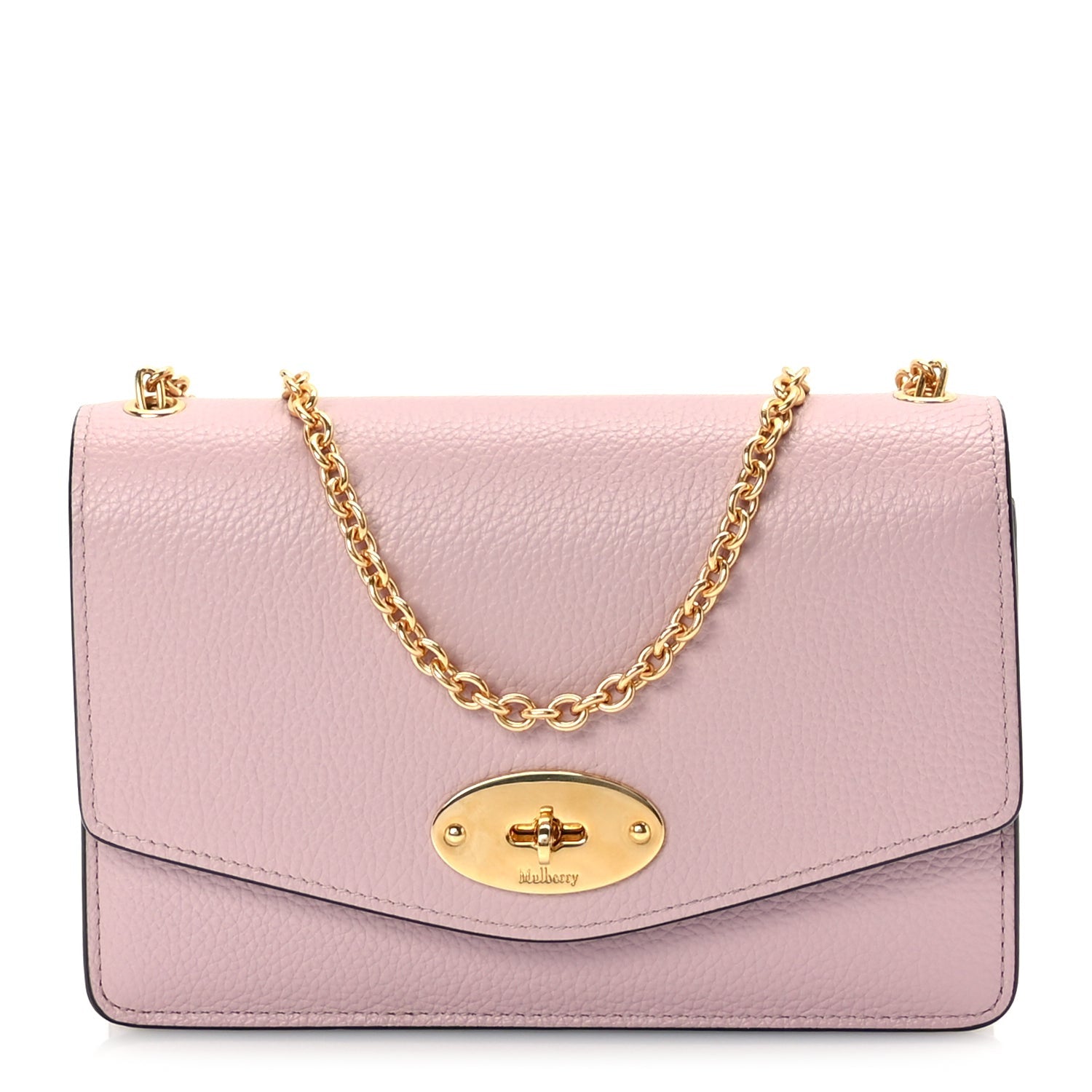 Mulberry Natural Grain Calfskin Small Darley Satchel  Blossom 1 of 8