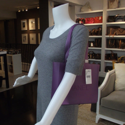 Chanel Jelly Rubber Tote Purple 2 of 8