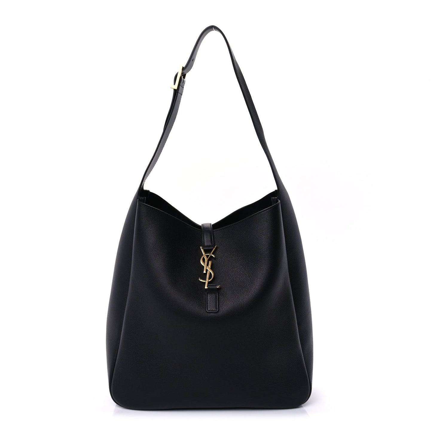 Supple Calfskin Large Le 5 A 7 Soft Hobo Black