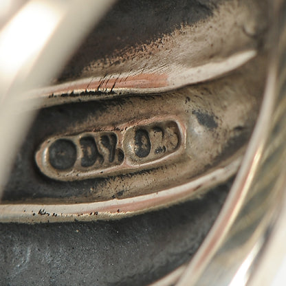 David Yurman Sterling Silver Diamond Cable Ring 53.5 6.75 4 of 4