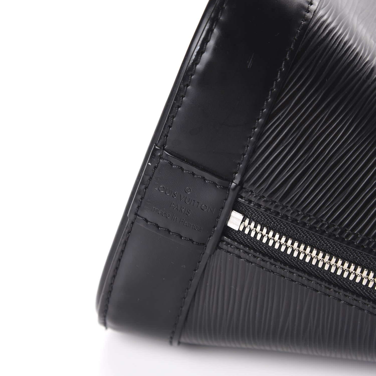 Louis Vuitton Epi Alma MM Black 8 of 9