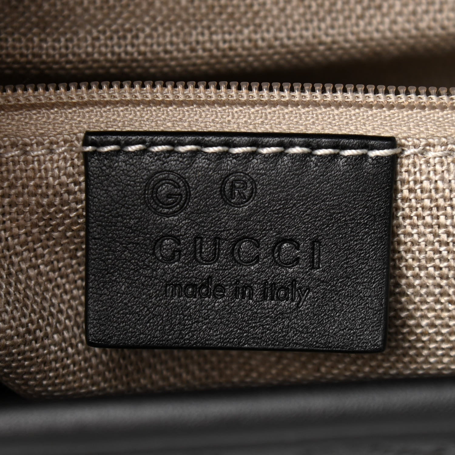 Gucci Microguccissima Drawstring Backpack Black 5 of 9