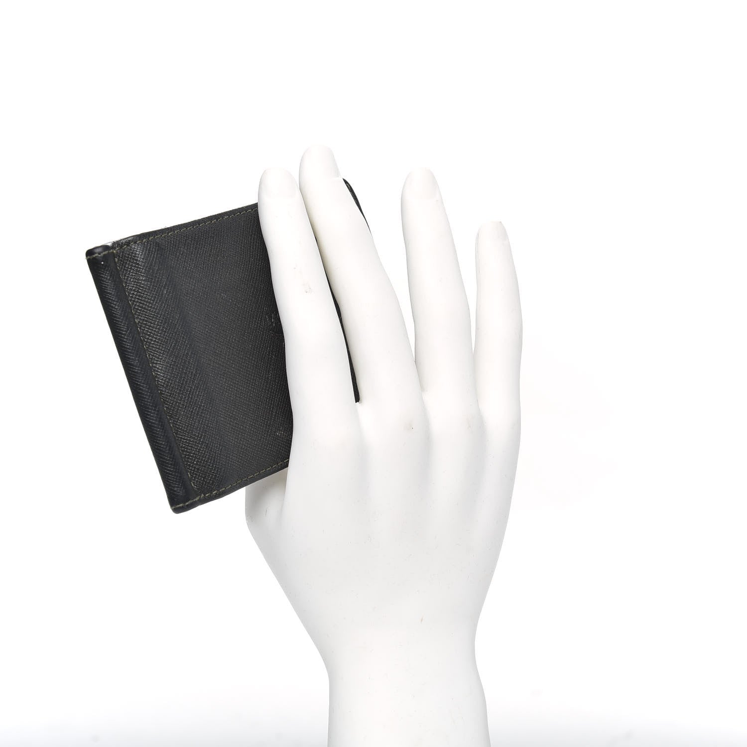 MCM Saffiano Bi-Fold Wallet Black 2 of 7