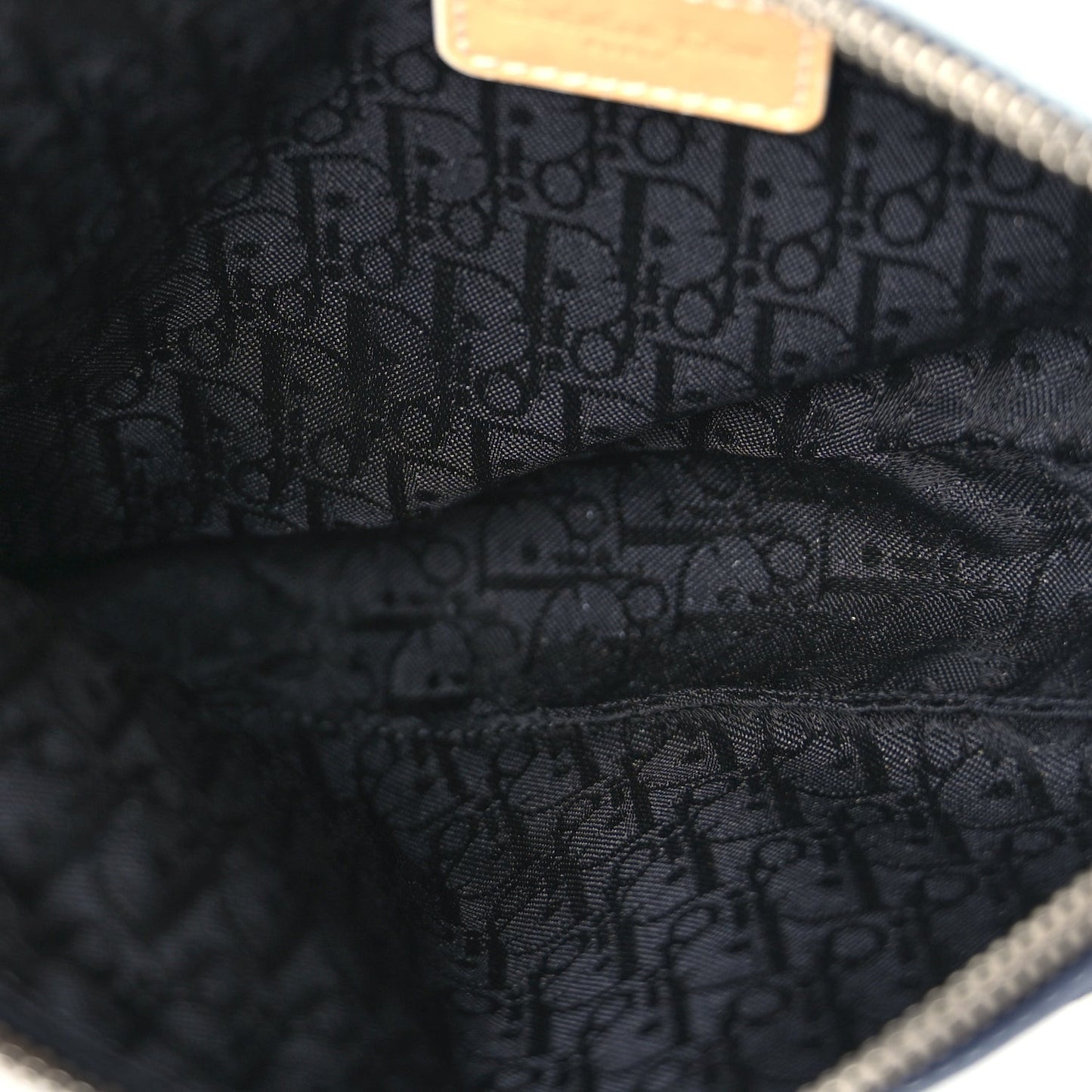 Canvas Camouflage Mini Saddle Pochette Blue