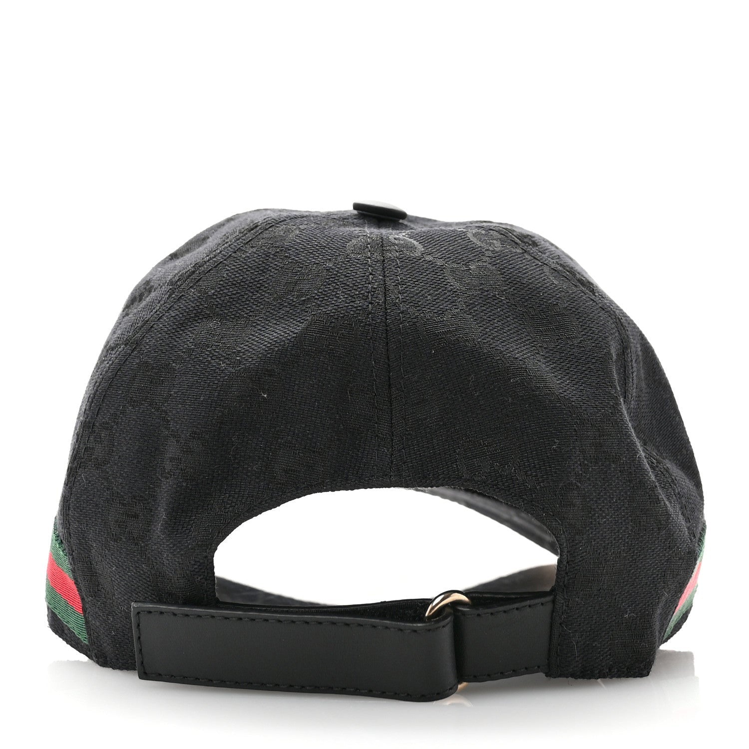 Gucci Monogram Web Baseball Hat XL Black 6 of 7