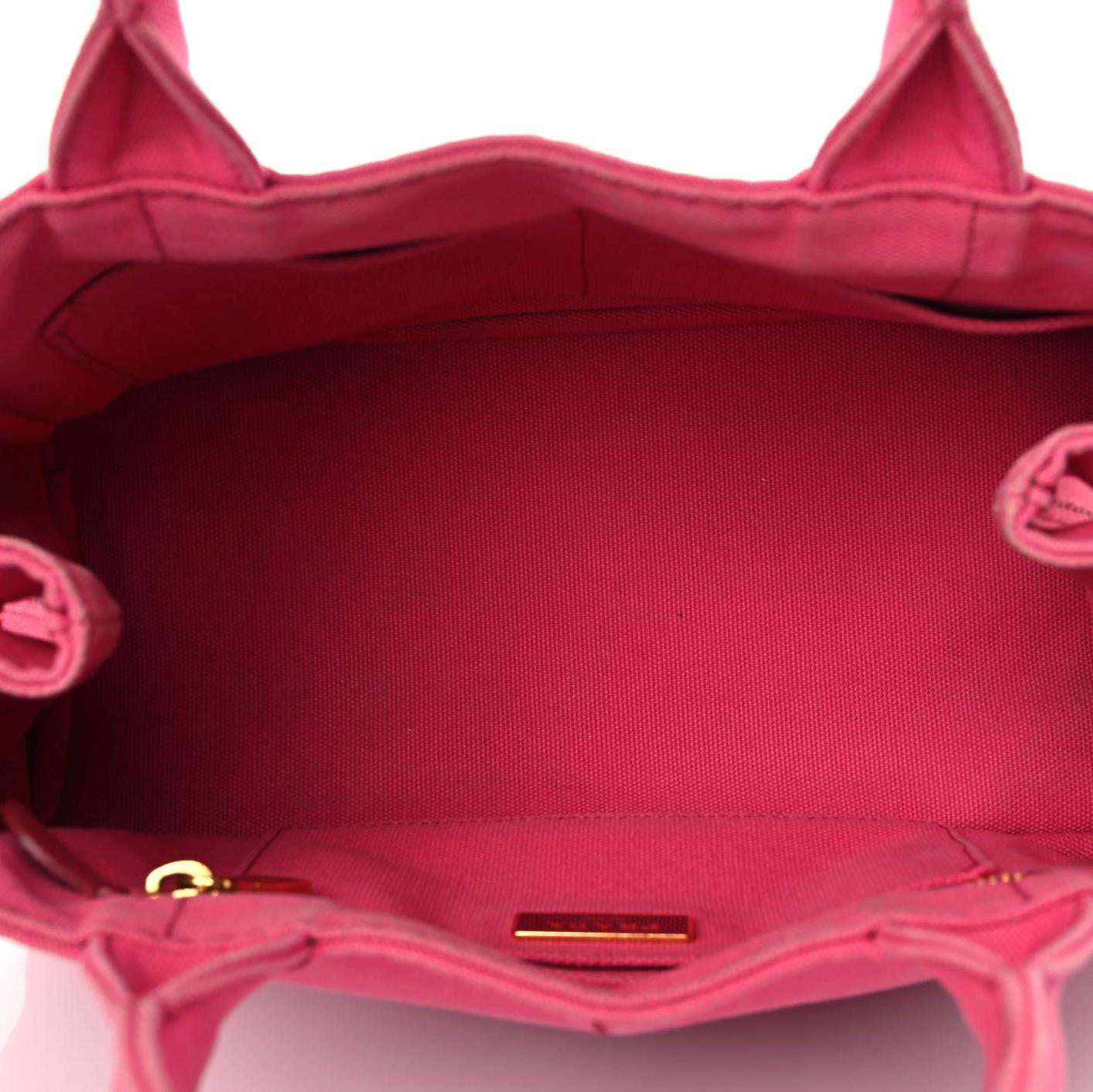 Prada Canapa Small Logo Tote Peonia 5 of 22