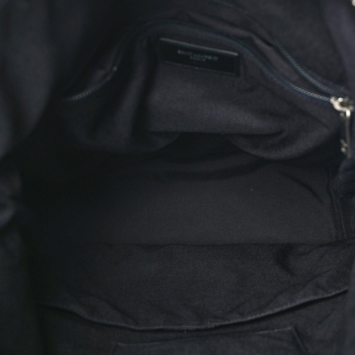 Canvas Calfskin Rivington Race Convertible Backpack Black Navy