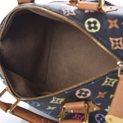 Louis Vuitton Monogram Multicolor Speedy 30 Black 5 of 9