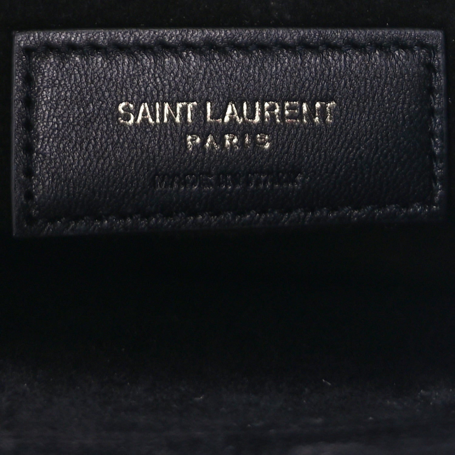 Saint Laurent Glossy Eelskin Medium Monogram Sunset Black 5 of 7