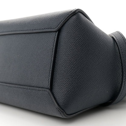 Celine Grained Calfskin Nano Belt Bag Navy 10 of 12