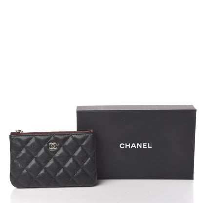 Chanel Caviar Quilted Small Cosmetic Case Black 9 of 9