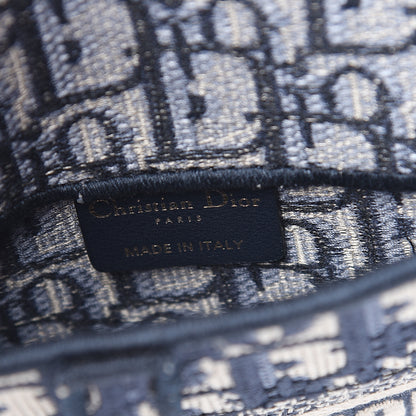 Christian Dior Oblique Saddle Pouch Blue 6 of 11